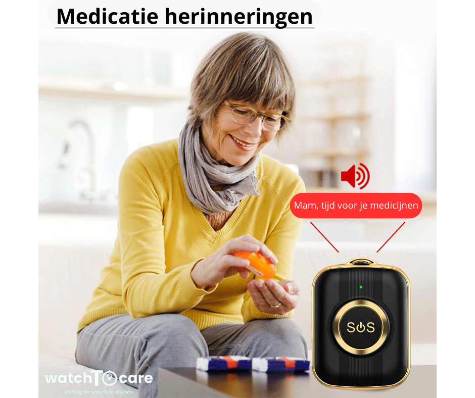 WatchToCare Gold GPS Alarmknop